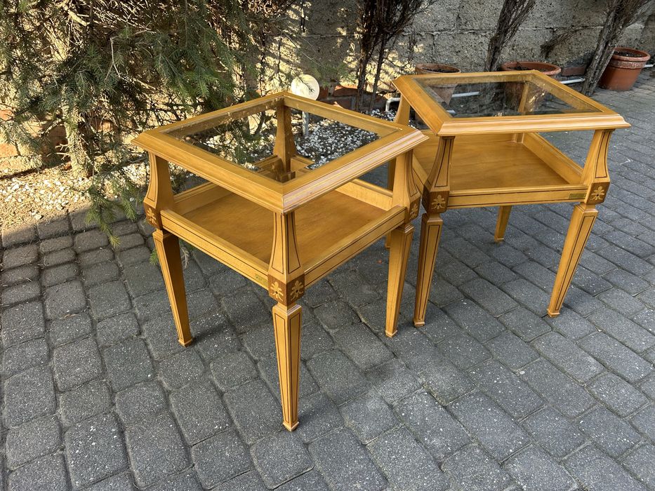 Dwa Stoliki Kawowe Ława Ludwikowska Ludwik Stoliki Nocne Kwietnik