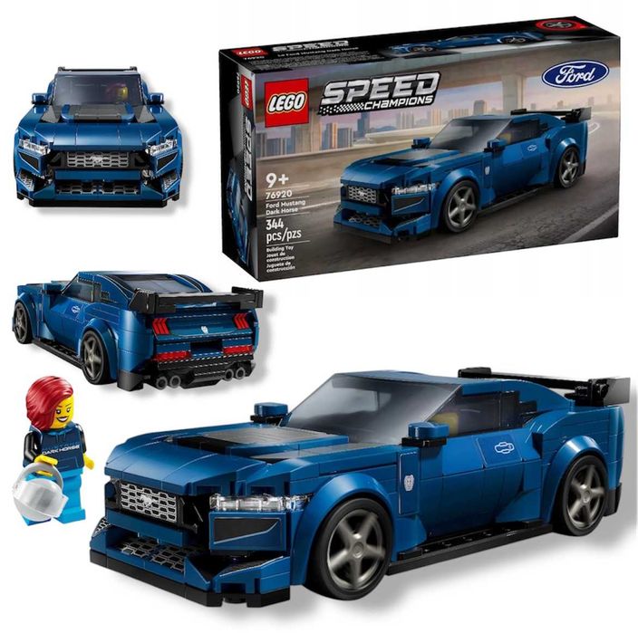 Klocki LEGO Speed Champions 76920 Samochód Ford Mustang Dark Horse 9+