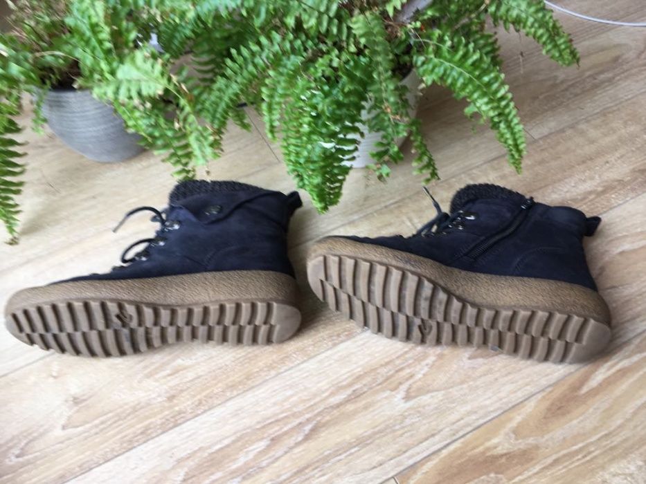 Buty Cammel, kozaki, rozm. 38, granatowe