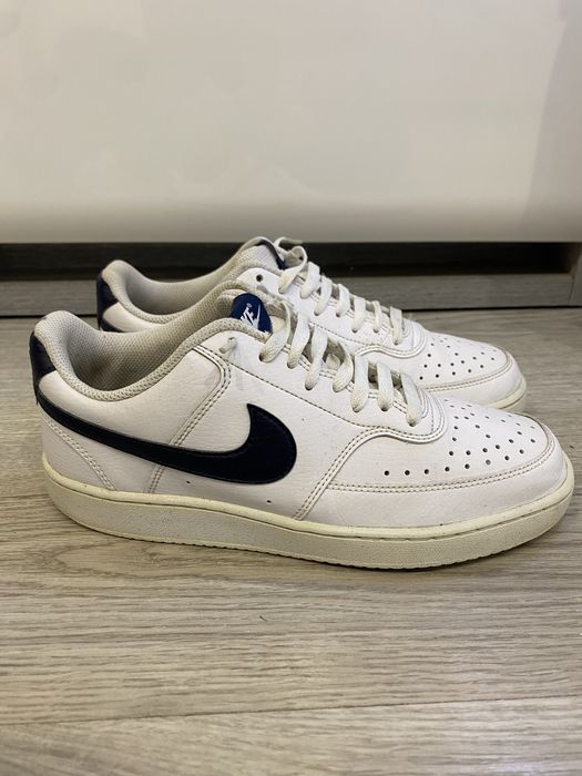 Nike Court Vision Brancas – Símbolo Azul – Tamanho 40