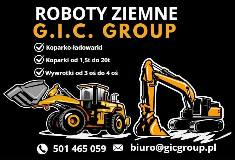 Koparko-ładowarka, koparka – prace ziemne, fundamenty, drenaż | Kraków