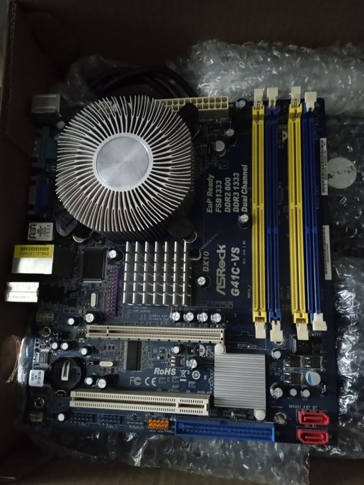 Материнская плата + процессор Интел