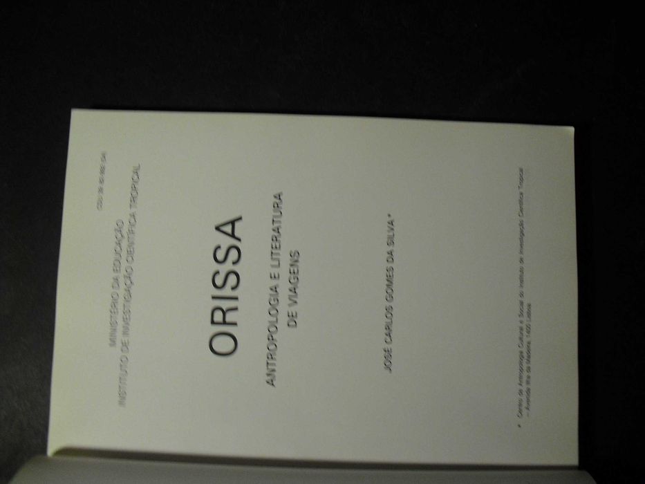 Silva (José Carlos Gomes );Orissa-Antropologia e Literatura de Viagens