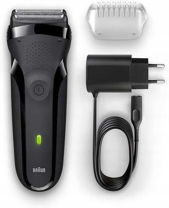 outlet braun series 3 elektryczna golarka męska 109372 + nasadka opis