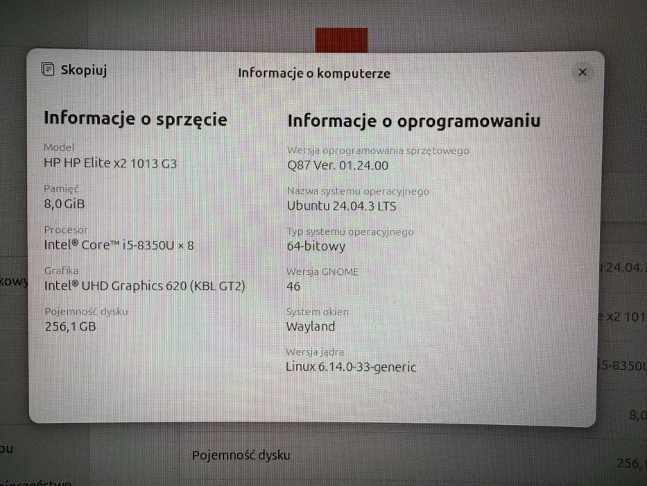 Laptop Tablet HP Elite x2 1013 G3 i5-8350U 8GB