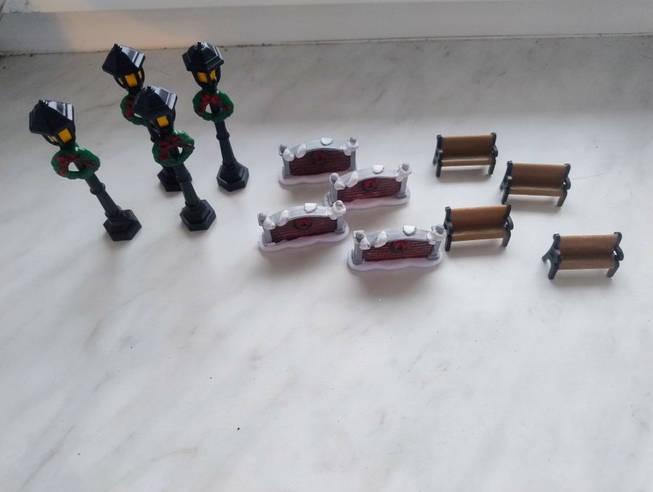 Ozdoby figurki 12 szt