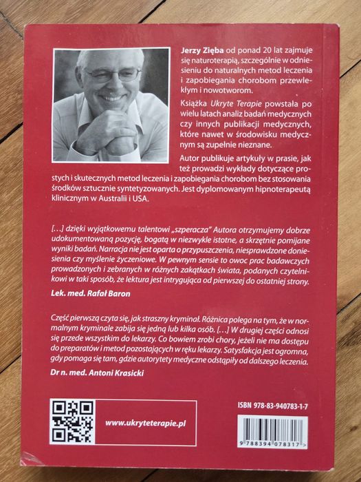 Jerzy Zięba Ukryte Terapie czego ci lekarz nie powie