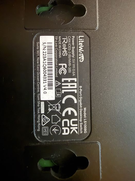 Switch TP-Link LS1008G | 8 portów Gigabit | Sprawny | Komplet