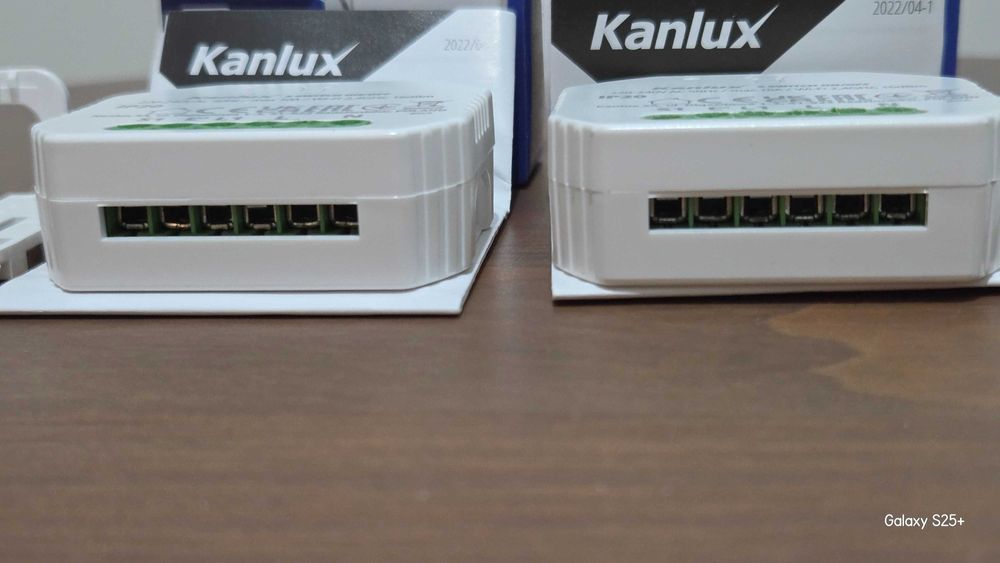 KANLUX 34948 SMART SWITCH ON/OFF Przekaźnik dopuszkowy BLE+WiFi 2szt.