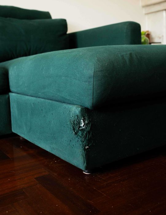 Sofa Ikea Vimle Verde  03 lugares BARATO - Muito bom