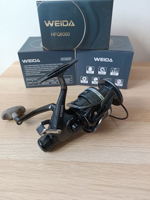 Kołowrotek karpiowy Weida HFQ6000 z baitrunnerem