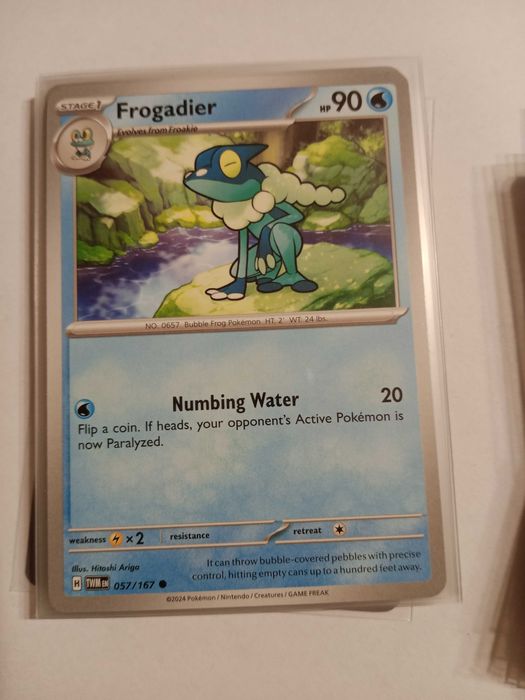 Karta Pokemon Twilight Masquerade 057/167 Frogadier