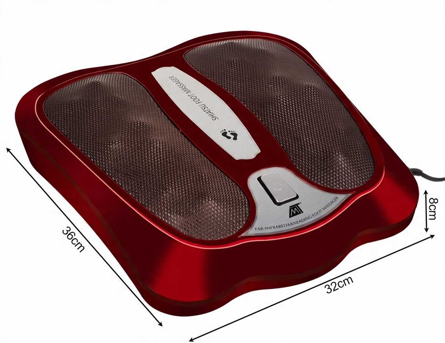 2w1 Masażer do STÓP Nóg Shiatsu z Podgrzewaniem Wibracyjny do Masażu