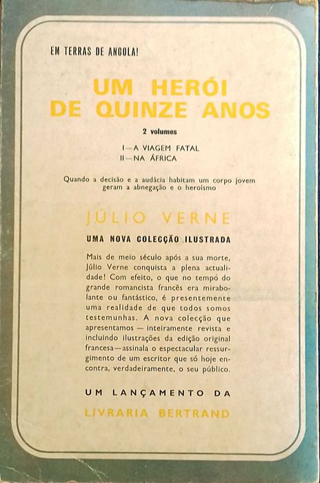 Julio Verne. Um Heroi de 15 Anos.  2 Vol . Inclui portes