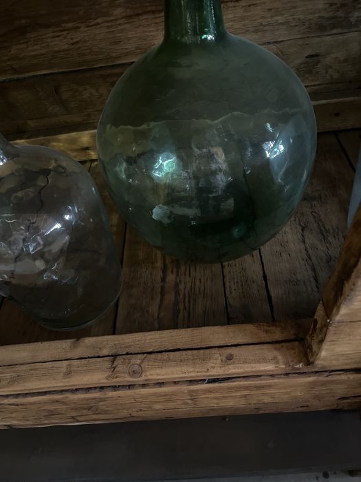 Balcão industrial de madeira antiga