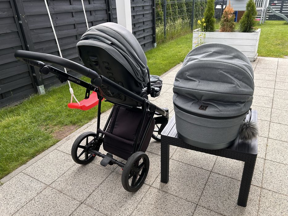 Wózek Adamex Gallo 2w1 + adaptery