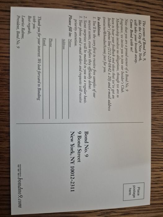 Bond no.9 Success is a Job in New York UNIKAT