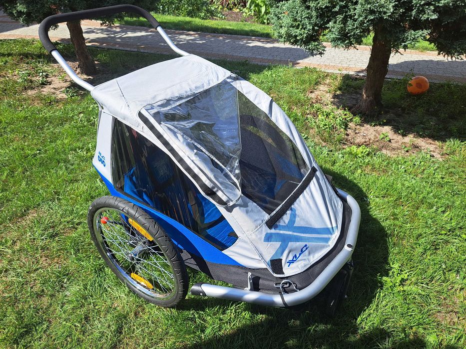 Przyczepka rowerowa XLC DUO 2 Niebieska