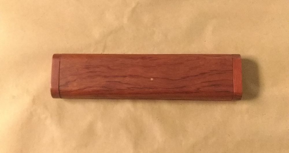 Estojo e Caneta em Madeira