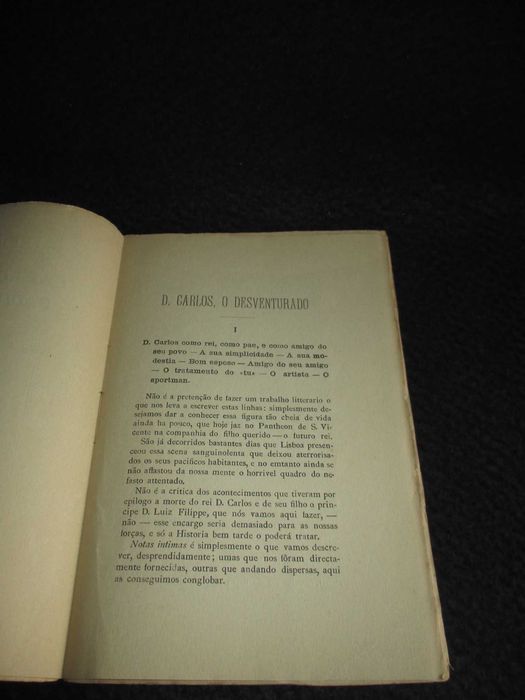 Livro D. Carlos O Desventurado A. J. Azevedo 1908