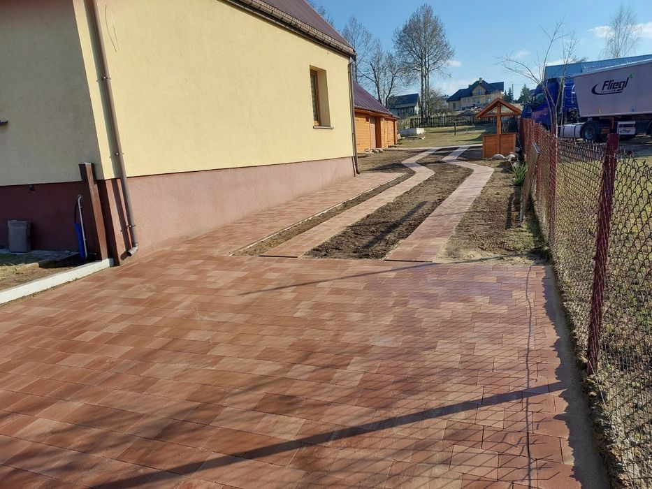 Układanie kostki brukowej, Usługi brukarskie, Odwodnienie