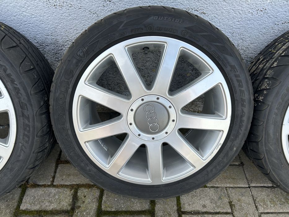 KOŁA LETNIE AUDI 5x112 17” + Firestone 225/45R17 2018r A3 8P