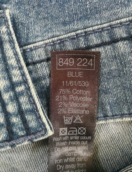 Spódnica jeans z haftami Marks&Spencer