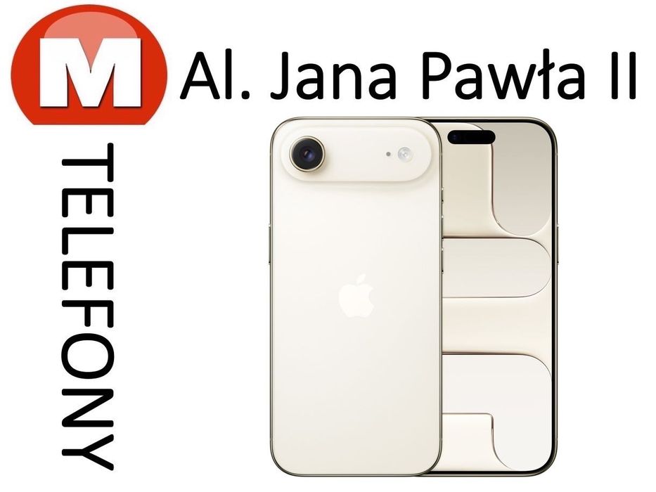 iPhone 17 Air 256GB Złoty Oryginalnie Zapakowany AL JANA PAWŁA