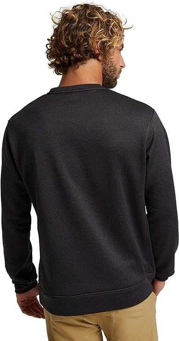 Burton Mens Oak Crew, True Black Heather New, Large Світшот