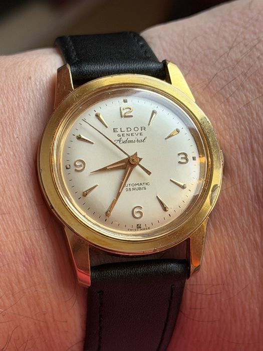 Eldor Geneve Admiral Automatic 25 Rubis Swiss made, rozmiar 35/43mm