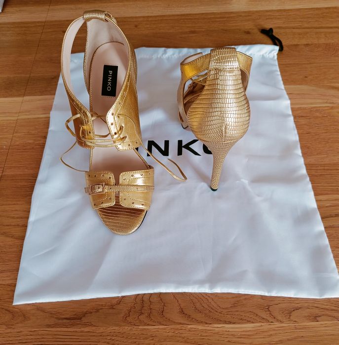 Damskie sandały na obcasie Pinko Francine