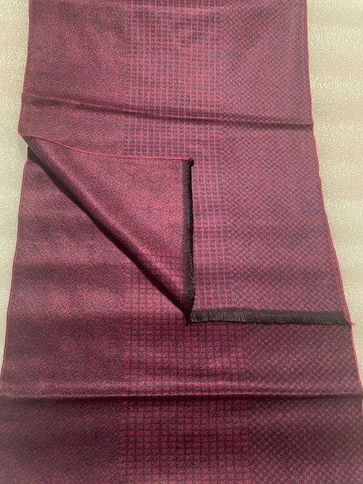 PNA Premium Wizytowy Elegancki Męski Szalik w kolorze bordowym