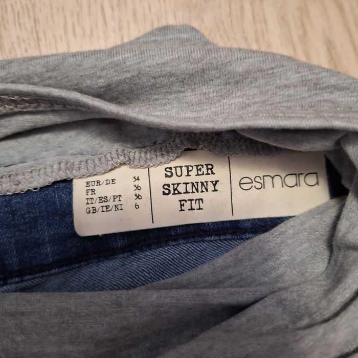 Spodnie, jeansy ciążowe Esmara, zestaw 2 szt. 34/36