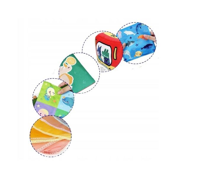 Sorter Pudełko Z Chusteczkami Pluszowe Sensoryczne Montessori Zwierząt