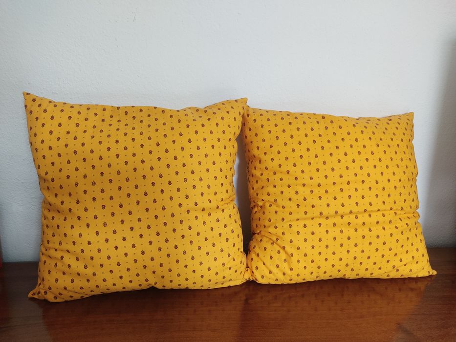 Almofadas com flores