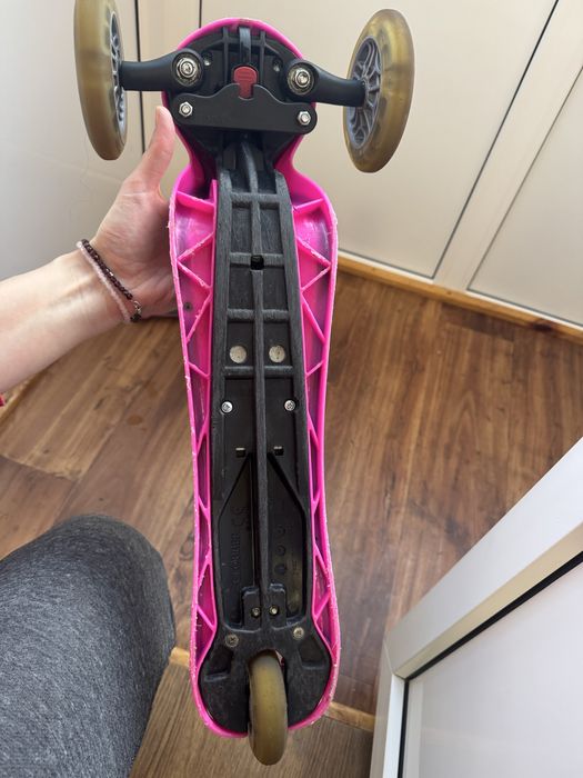 Самокат Globber Evo comfort lights рожевий 5 в 1