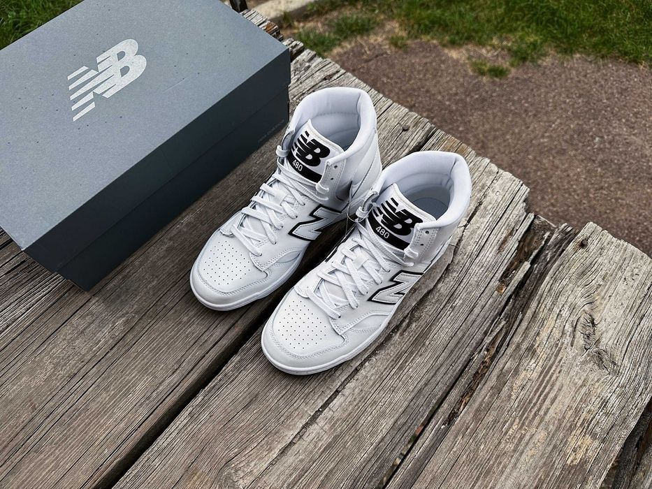 Мужские кожаные кроссовки New Balance 480 (2 цвета) BB480COA Оригинал