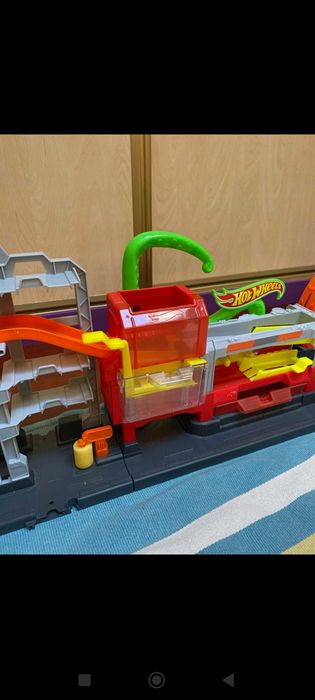Pista Hot Wheels Polvo lavagem