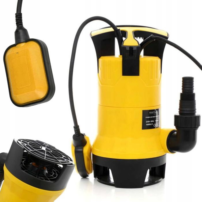 POMPA do wody brudnej moc 1650W AUTOMATYCZNY WYŁĄCZNIK