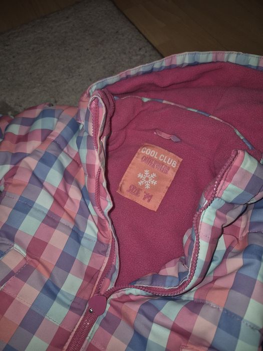 Kombinezon zimowy dziewczęcy r.74