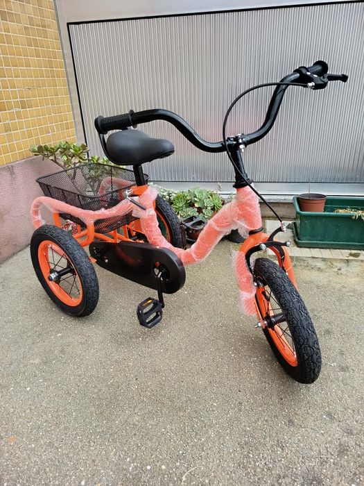 Triciclo criança com Cesto Traseiro – R 12"