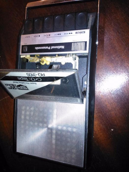 Gravador repórter portátil  Panasonic anos 70 ( vintage)