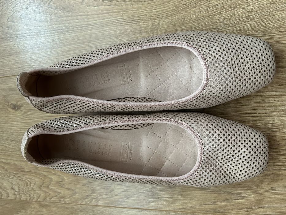 Hispanitas шкіряні туфлі балетки 39 р уст див