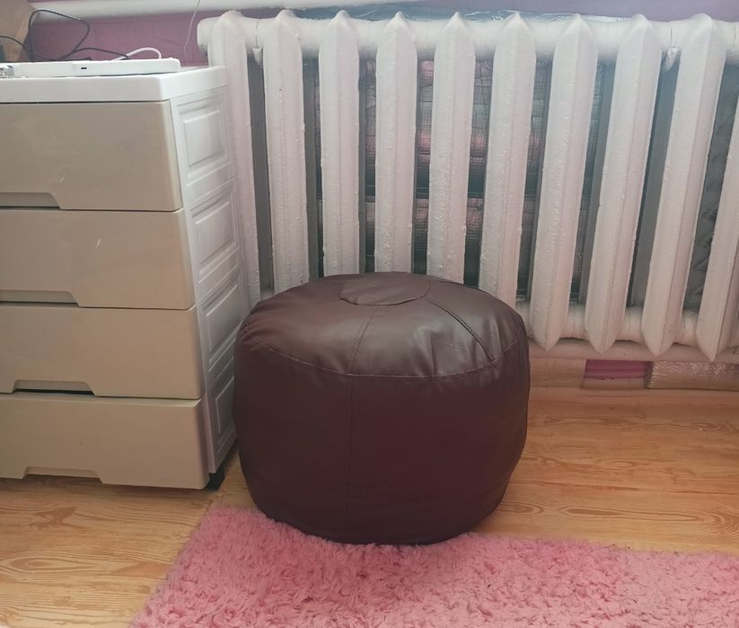 Пуфик набивной пуф мешок для хранения вещей