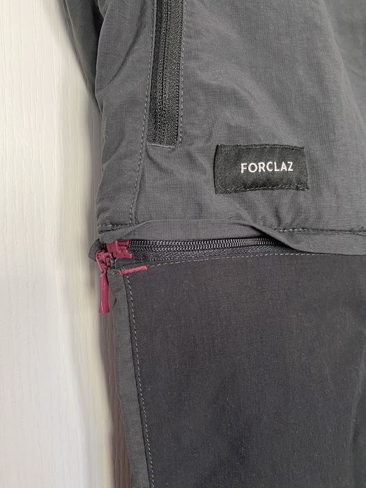 Spodnie trekkingowe, turystyczne 2w1 z odpinanymi nogawkami, Decathlon