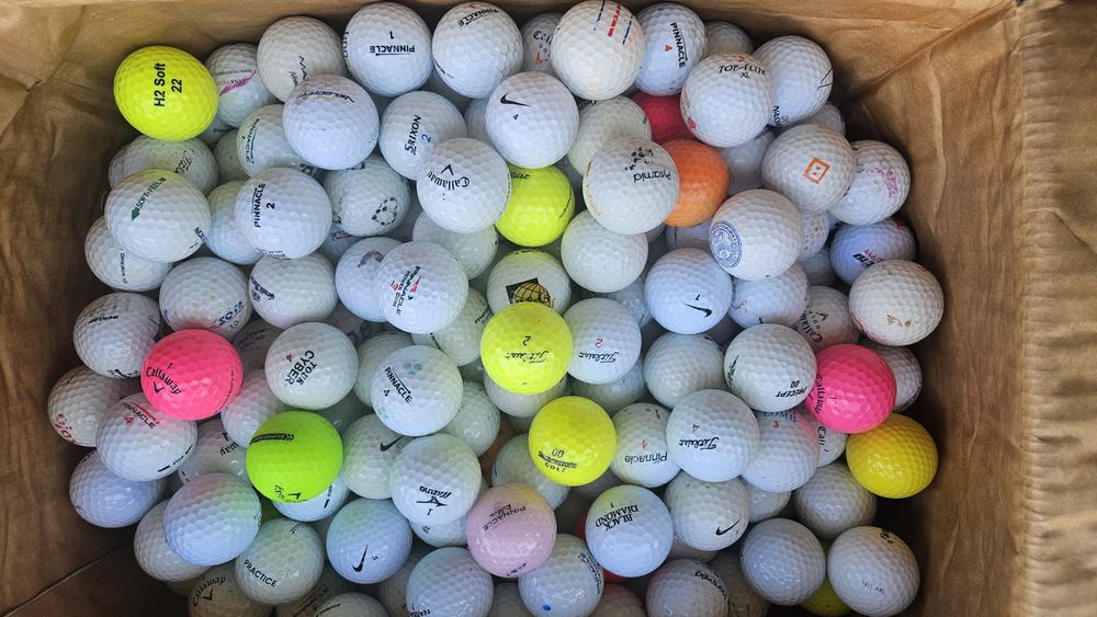 100szt pilki golfowe Lakeballs mix AB najlepsze!