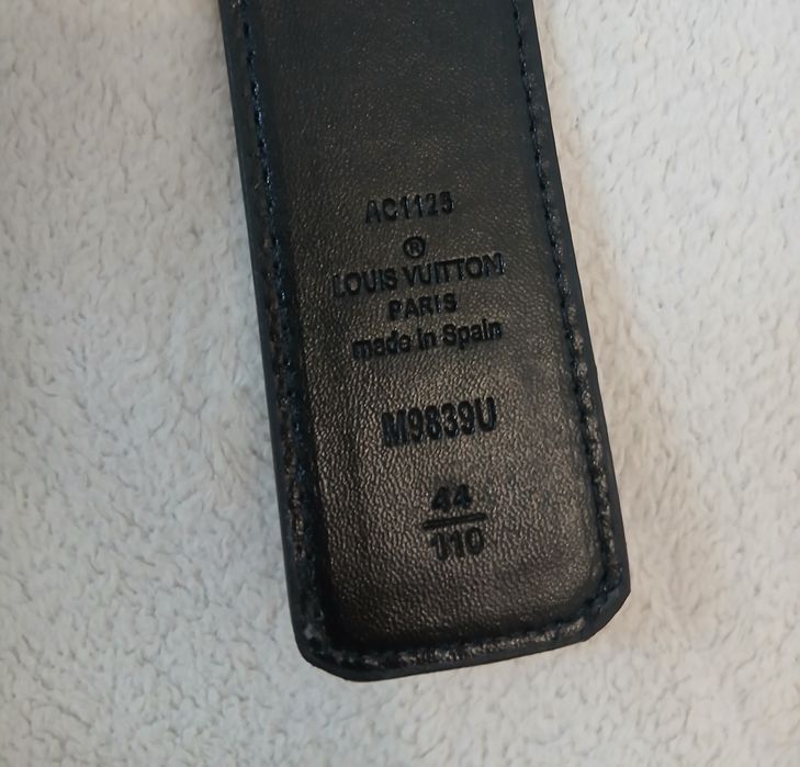 Pasek męski premium w stylu LV