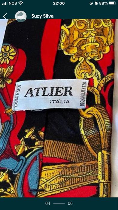 Gravatas gife seda italiana