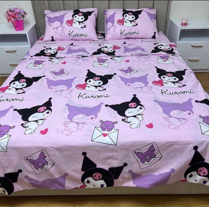 Постіль ДИТЯЧА Лабубу Куромі Стіч Роблокс Бетмен Марвел Майнкрафт