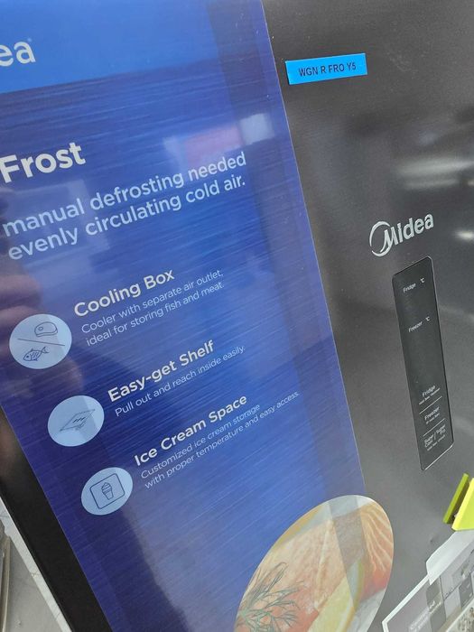 OUTLET nowa Midea lodówka MDRB521MIC28 NoFrost gwar 2 lata Y5
